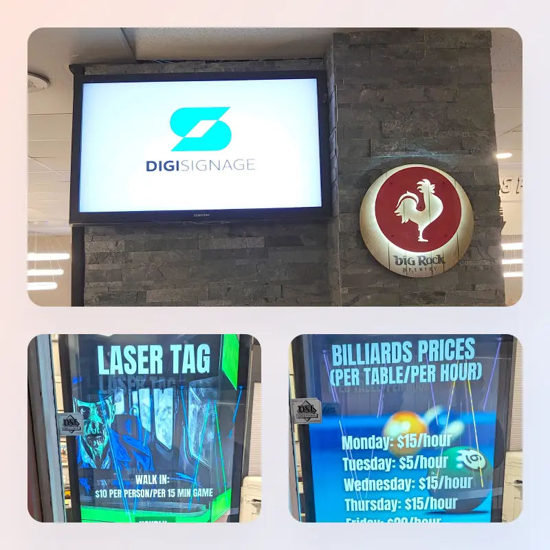 Digital Signage Solution for Entertainment Centre
