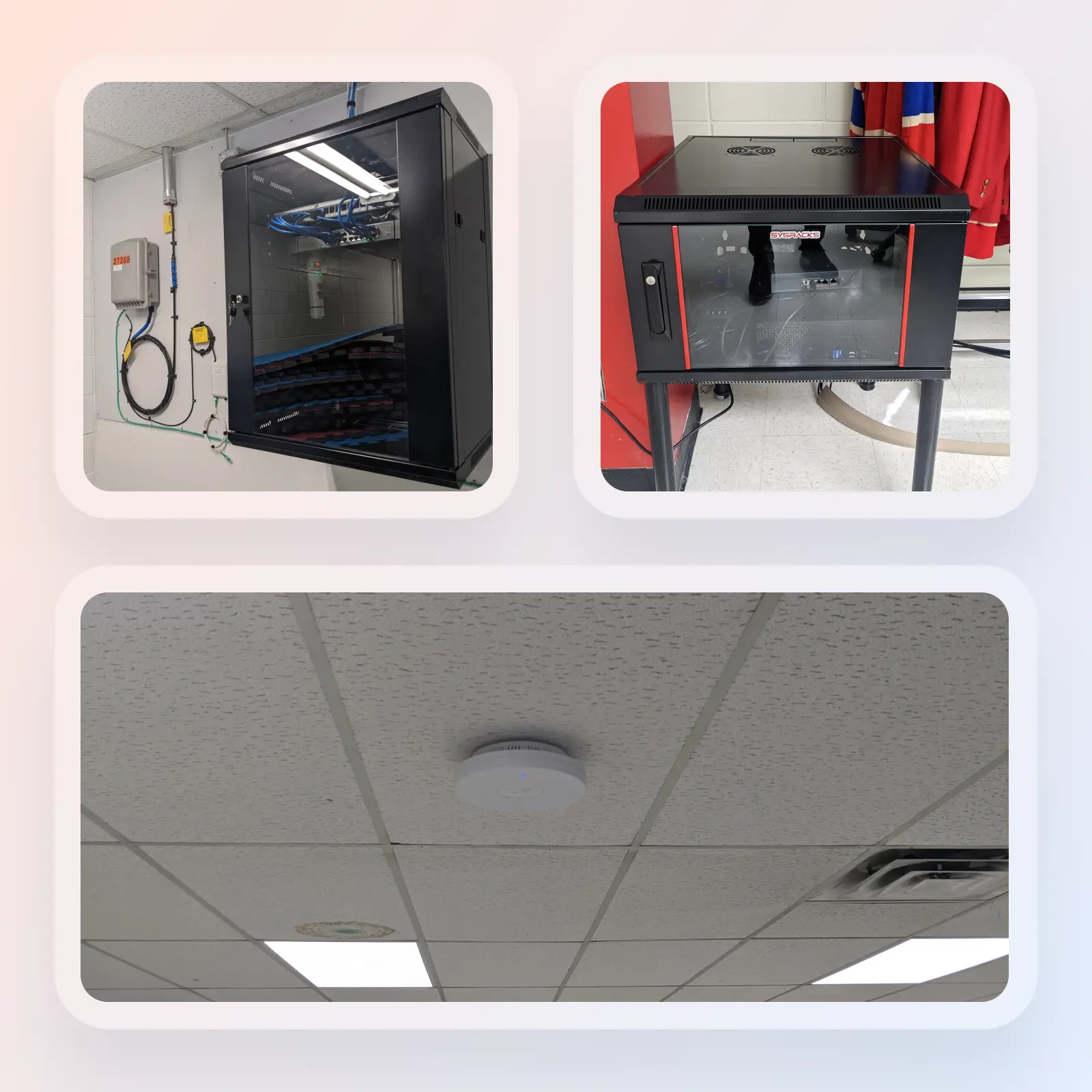 WiFi access point setup for sports and recreation venue by Rollout Technologies